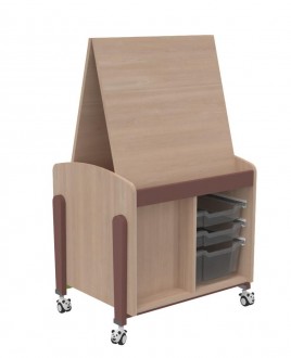 meuble chevalet mobile double face k’briol 